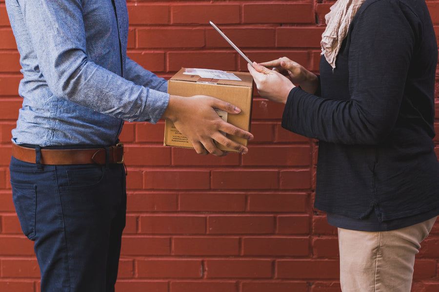 Local delivery handover for a Shopify POS order