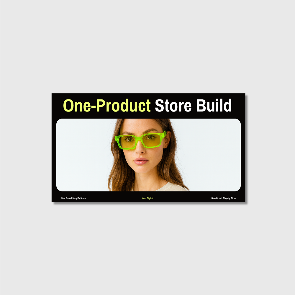 One-Product Store Build
