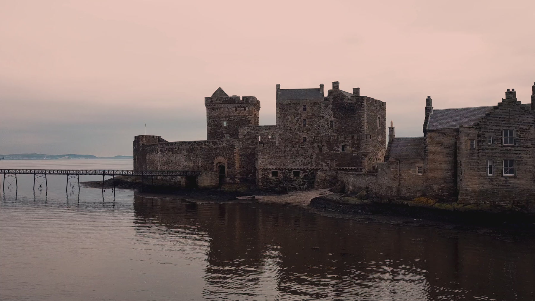 Scottish castle scene for Tartan Roots